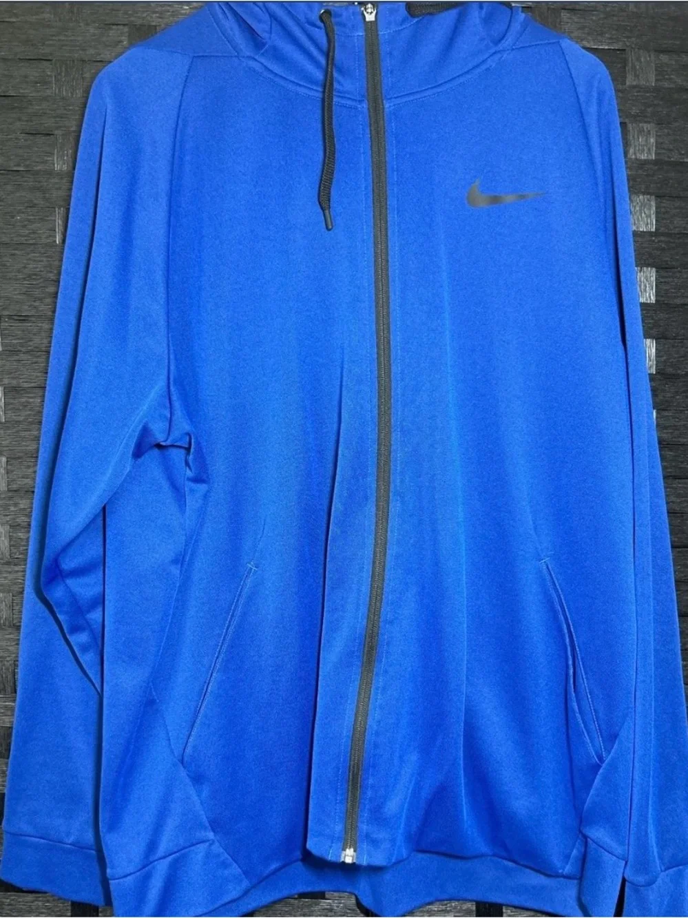 Nike Men’s Zip-Up Hooded Jacket - Blue